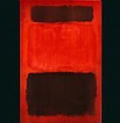 Brown Canvas Paintings - Brown and Black in Reds 1957